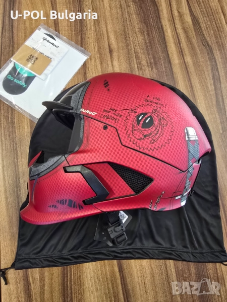 RuRoc RG2 Deadpool - Ски каска и очила, снимка 1