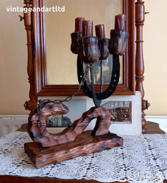 колекционерски арт свещник, снимка 1