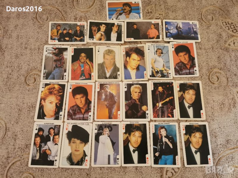 Колекция карти Dandy rock'n bublle 80 те, снимка 1