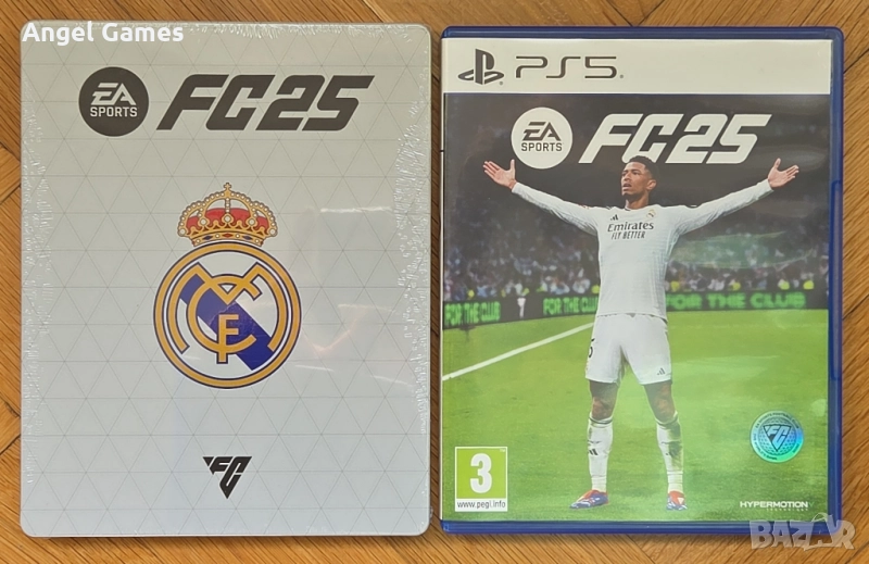 FC25 + метална кутия PS5 Playstation 5 FIFA 2025 25 Плейстейшън футбол, снимка 1