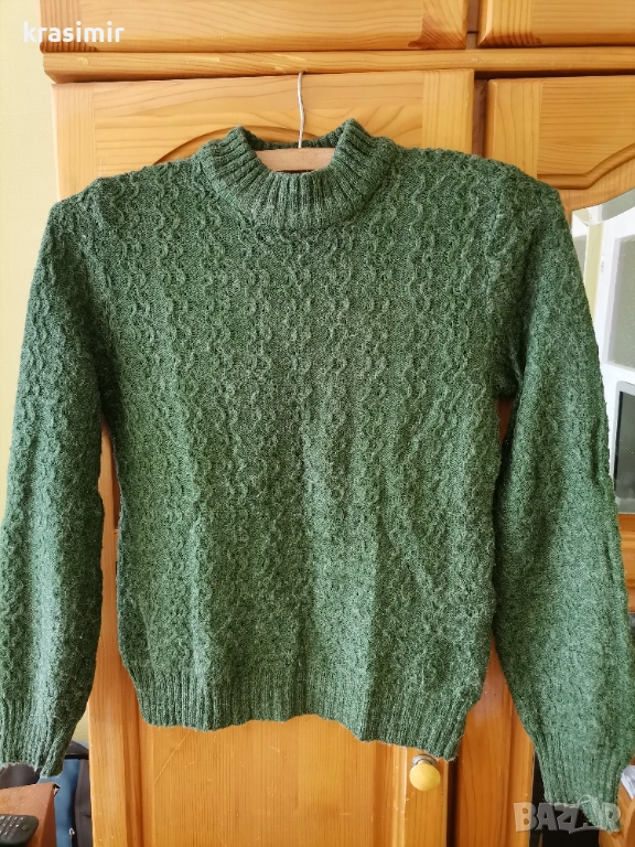 Нов детски пуловер за момиче , ръст 135 -140 см., снимка 1
