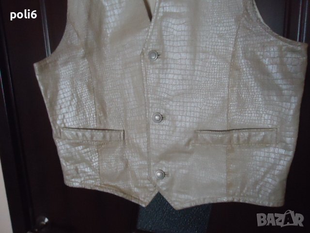 мъжки елек крокодилска кожа colebrook & co ,размер м, снимка 3 - Други - 39239990