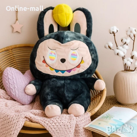 Голямо Лабубу 80-100см Labubu Голяма плюшена играчка Лабубу, снимка 5 - Плюшени играчки - 51348253