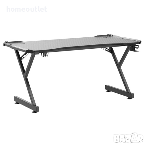 Геймърско бюро с LED, HLONONE BKY14, 140 x 60 см, снимка 4 - Бюра - 44758866