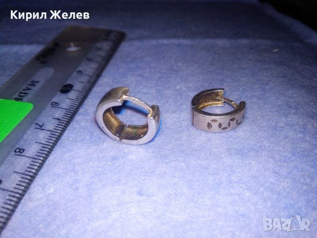 СРЕБЪРНИ РЕТРО СТИЛ ОБЕЧКИ СРЕБРО 925 АНГЛИЯ СТАРИ РЪЧНО ОРНАМЕНТИРАНИ 25260, снимка 3 - Обеци - 39666635