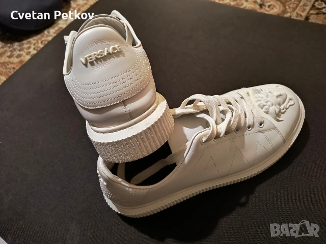 Продавам кожени кецове DIOR , GiVENCHY , VERSACE , снимка 11 - Кецове - 53173331