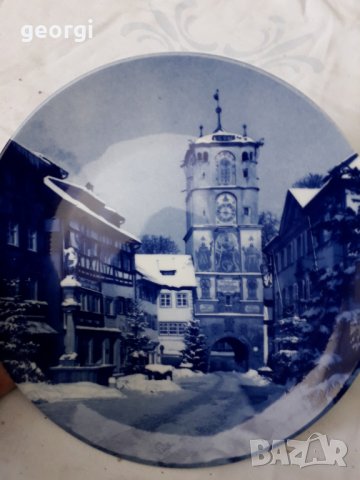 Немска декоративна порцеланова чиния , снимка 3 - Декорация за дома - 31579221