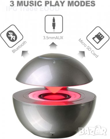 Wireless Bluetooth тонколона безжична HD звук LED подсветка, снимка 7 - Bluetooth тонколони - 31364141