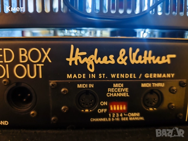 !!!ЗАПАЗЕН ДО 14.12!!! 100W 6 канала Hughes & Kettner Triamp MKI+MSM-1 MIDI + footswitch + reverb, снимка 7 - Китари - 51649307