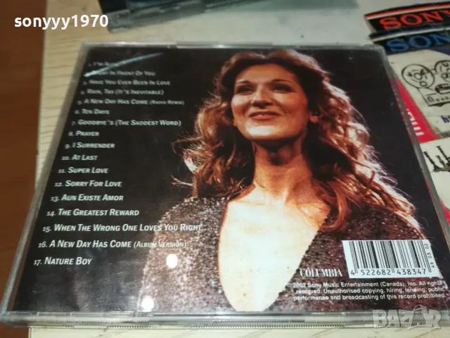 CELINE DION CD 1605251718, снимка 6 - CD дискове - 50315654