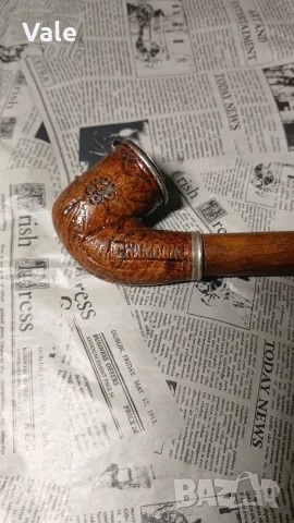 Ръчно резбована френска лула, снимка 3 - Антикварни и старинни предмети - 55886589