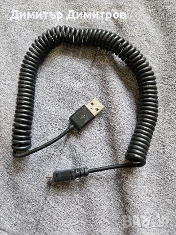 компактен micro USB кабел, снимка 1 - Резервни части за телефони - 44227712