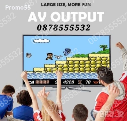 Ретро Гейминг TV Конзола Телевизионна видео игра Nintendo 620 игри, снимка 7 - Други игри и конзоли - 39571179