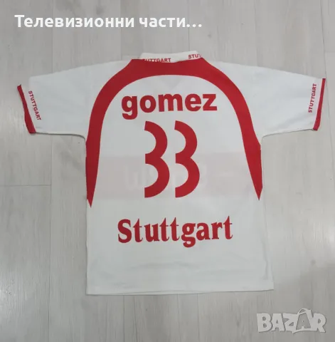 Футболна тениска фланелка на Stuttgart Щутгарт Mario Gomez #33 размер S , снимка 4 - Спортни дрехи, екипи - 49607256