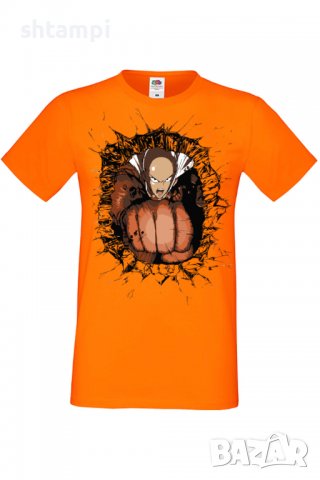 Мъжка тениска One Punch Man 02,Анимация,игра,Празник,Повод,