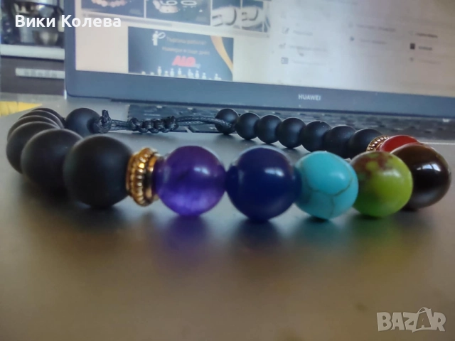 гривната на Седемте Чакри , снимка 6 - Гривни - 52709285