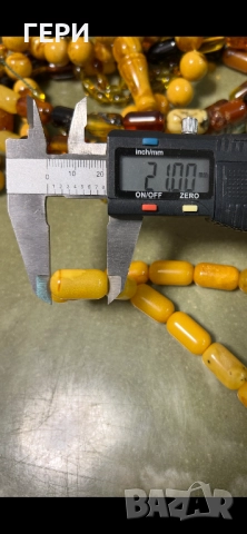 Броеница балтийски кехлибар, снимка 3 - Други ценни предмети - 52726767