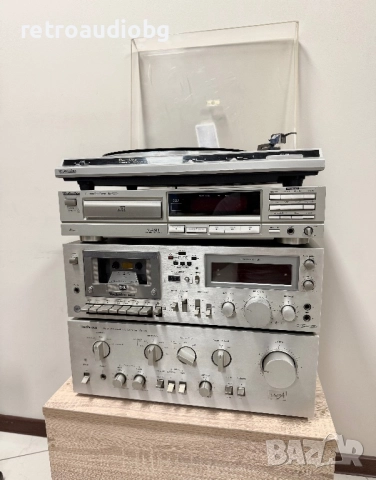 🔊Висок клас аудио система Technics - Усилвател, триглав дек, CD и грамофон + опция тонколони🔊