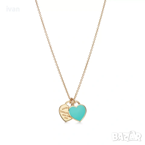 колие и обеци Tiffani 18к позлата в кутия , снимка 5 - Колиета, медальони, синджири - 53344059