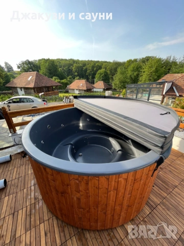 Уелнес хидро масажно джакузи с вградена печка на дърва, снимка 6 - Други - 52003941