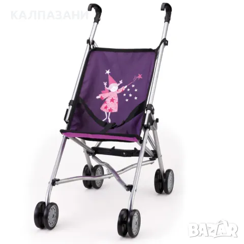 BAYER Количка за кукли BUGGY черна, лилава, синя 30560
