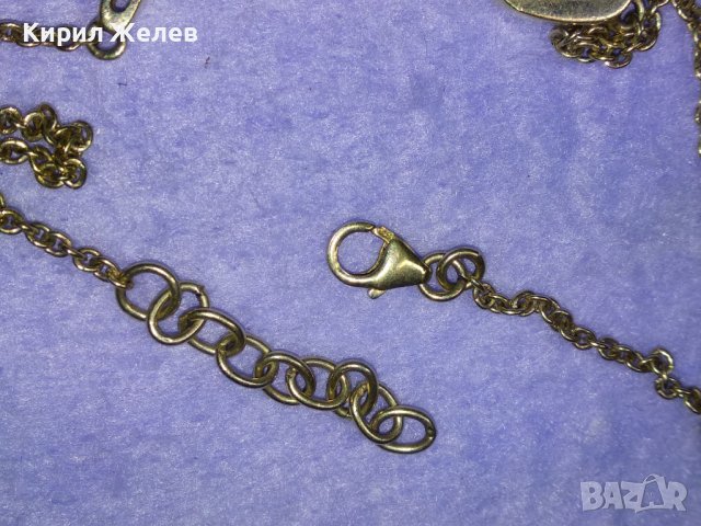 SIMONE Прекрасно ПОЗЛАТЕНО СРЕБЪРНО АРТ КОЛИЕ Марково СРЕБРО 925 ИТАЛИЯ с Името СИМОНА 40210, снимка 9 - Колиета, медальони, синджири - 42844861