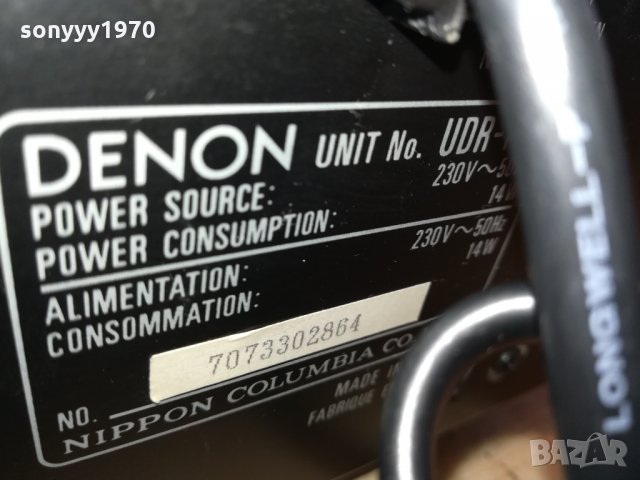 DENON UDR-F88 REVERSE DECK-ВНОС SWISS 2412211119, снимка 17 - Декове - 35232758