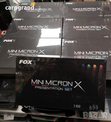 Сигнализатори Fox Mini Micron X 2 rod set, снимка 9 - Такъми - 35606427