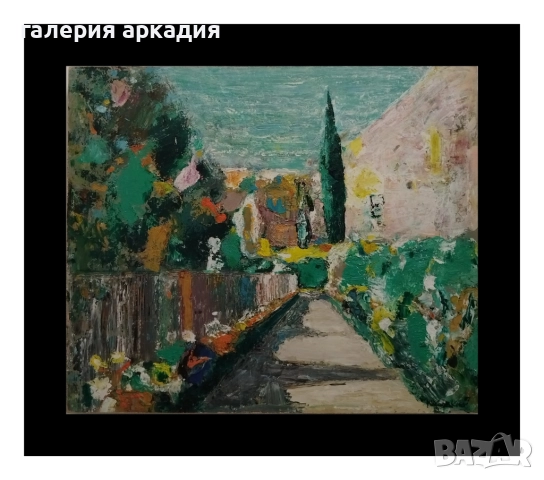 Николай Янакиев, картина "Пейзаж" маслени бои, 65 х 74 см., снимка 2 - Картини - 52916364