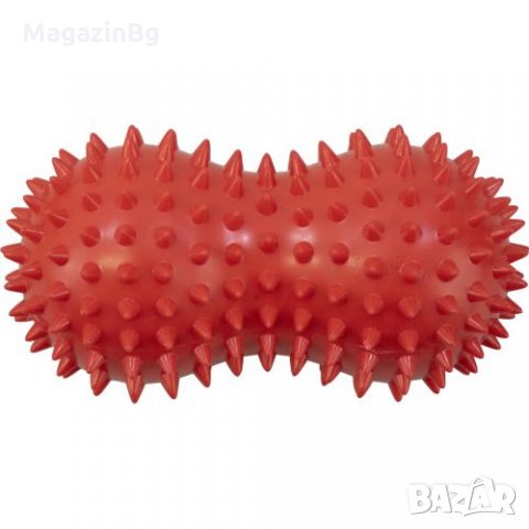 Двойна масажна топка с бодлички нова , която чрез притискане към тялото масажира в дълбочина. Формат, снимка 4 - Масажори - 29376718