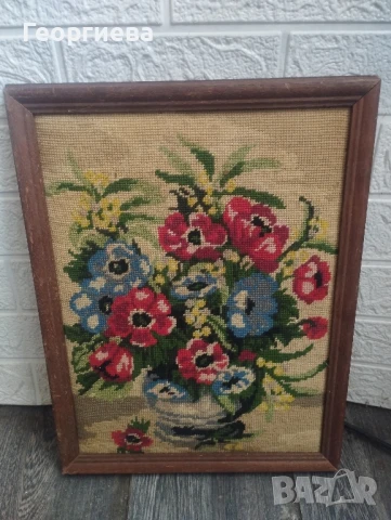 Продавам гоблен " Цветя"
