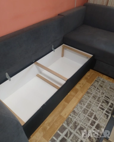 Ъглов диван за хол или кухня с функция сън, снимка 6 - Дивани и мека мебел - 54155547
