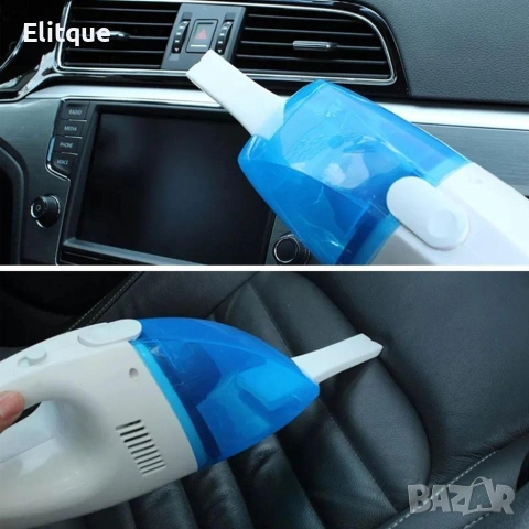 🚗🧹 Преносима мини автомобилна прахосмукачка – сухо и мокро почистване 🧹🚗, снимка 9 - Прахосмукачки - 53251177