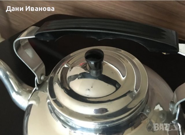 Нов голям чайник от полиран алучиний - 3,5 л., снимка 6 - Съдове за готвене - 44296894