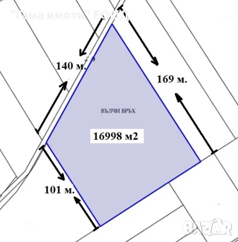 Парцел на втора линия на пътя Бургас - София, комуникации до имота, снимка 3 - Парцели - 38617819