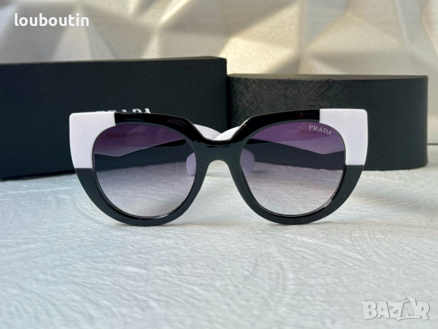 -45% разпродажба PR дамски слънчеви очила котка черно и бяло, снимка 5 - Слънчеви и диоптрични очила - 44590328