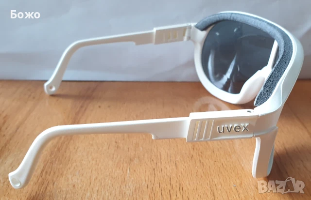 Нови панорамни слънчеви очила UVEX SNOSUN - Бели, снимка 4 - Слънчеви и диоптрични очила - 51383495