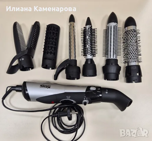 Електрическа четка за коса, 7 в 1, снимка 5 - Сешоари - 56102946