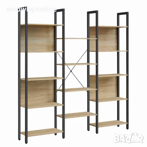 Двойна етажерка - Сонома, снимка 2 - Етажерки - 49137111