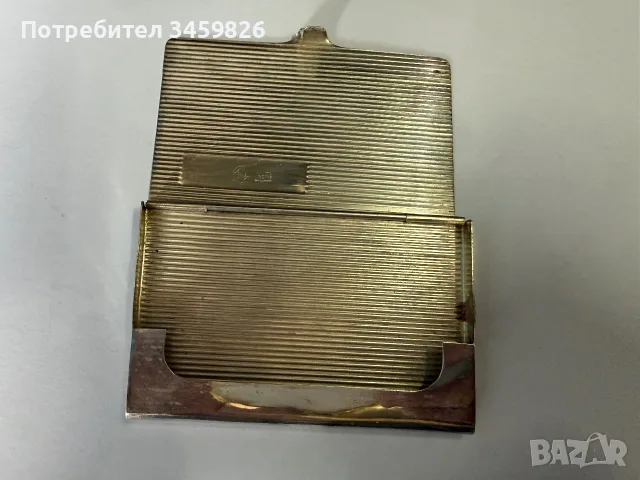 Сребърен визитник 925, снимка 2 - Колиета, медальони, синджири - 56542716