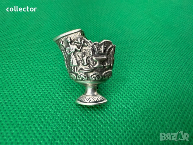 Сребърен медальон / висулка на древногръцка амфора. №7499, снимка 8 - Колиета, медальони, синджири - 52066140