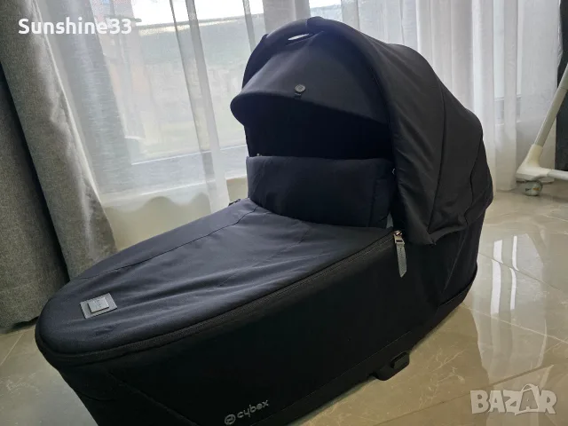 Cybex Priam Lux Carry Cot кош за количка 0-6м черен, снимка 3 - Детски колички - 55826844