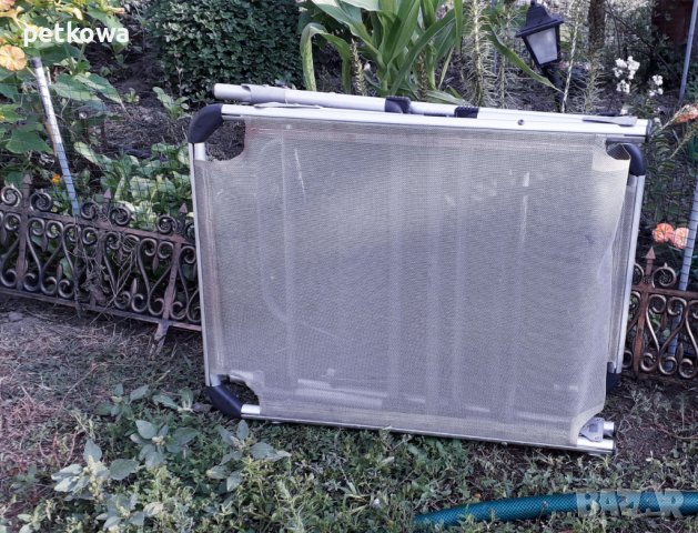 Германско походно легло шезлонг леко алуминиево, снимка 3 - Други стоки за дома - 37923261