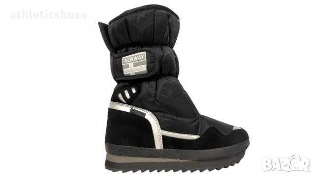 Детски апрески в синьо и черно за сняг е студ -168-30/35, снимка 2 - Детски боти и ботуши - 35568254