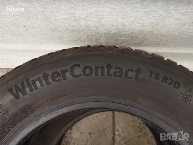 2бр Зимни гуми CONTINENTAL WINTERCONTACT 195/65/15, снимка 4 - Гуми и джанти - 50879165
