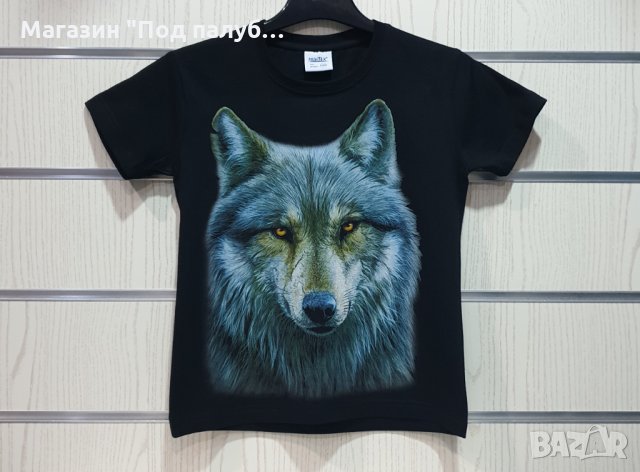 Нова детска тениска с дигитален печат Вълк, Серия Вълци, снимка 3 - Детски тениски и потници - 29902591