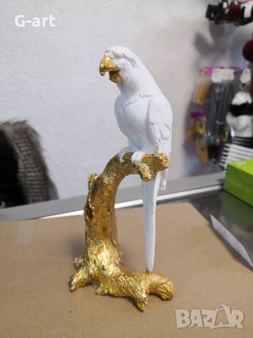 Статуетка папагал, снимка 1 - Статуетки - 39112602