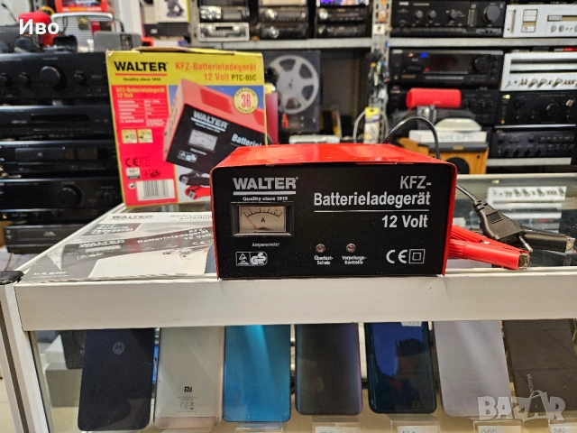 Зарядно за акумулатор Walter PTC-05C 12 Volt. Автомобилно зарядно. НОВО!, снимка 3 - Аксесоари и консумативи - 52403613