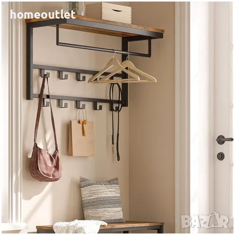 Стенна закачалка в индустриален стил BF12YM01, снимка 3 - Закачалки - 49311738