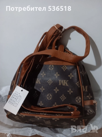Дамска раничка по модел на Louis Vuitton , снимка 2 - Раници - 52336201